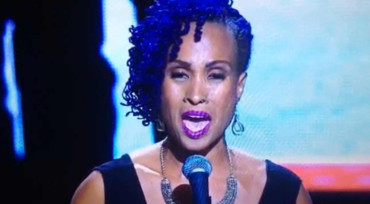 Soca Queen Alison Hinds Sings US National Anthem Live At NBA Game Soca Queen Alison Hinds Sings US National Anthem Live At NBA Game