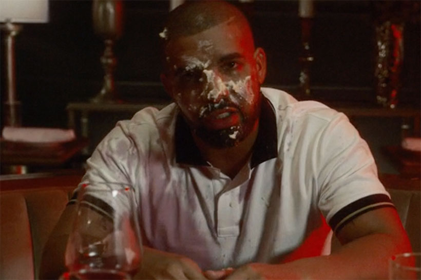 Drake Gets Face Covered In Cheesecake For “Child’s Play” Music Video Drake Gets Face Covered In Cheesecake For “Child’s Play” Music Video